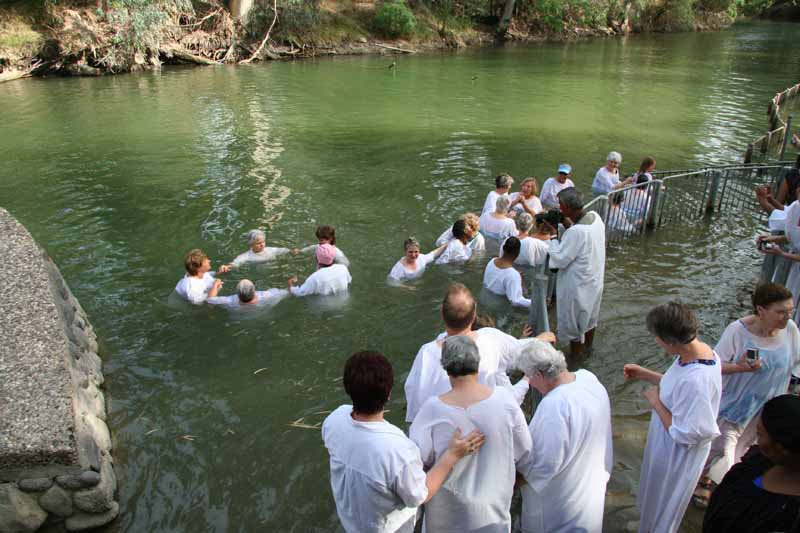 Baptism in the River Jordan