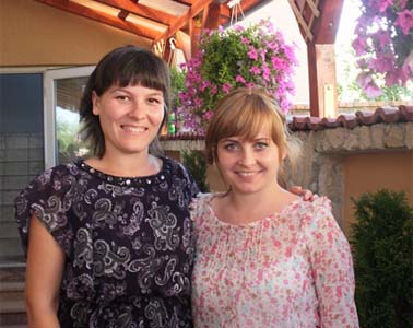 Patricia and Christina from Aglow Santandrei Group