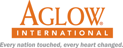 Aglow logo tagline