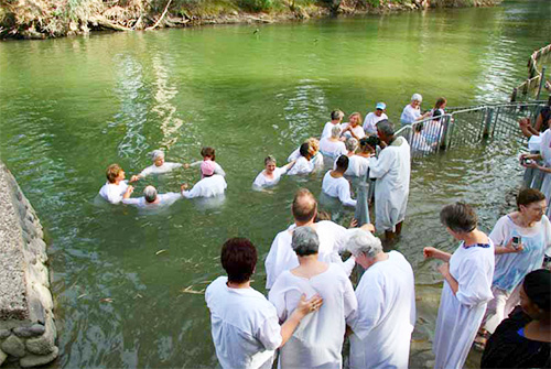 Jordan River baptism